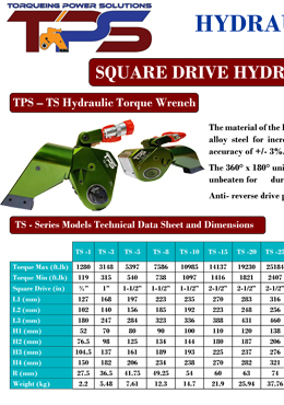 TPS TS Series Hydraulic Torque Wrench