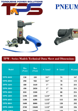 TPS Pneumatic Torque Wrench